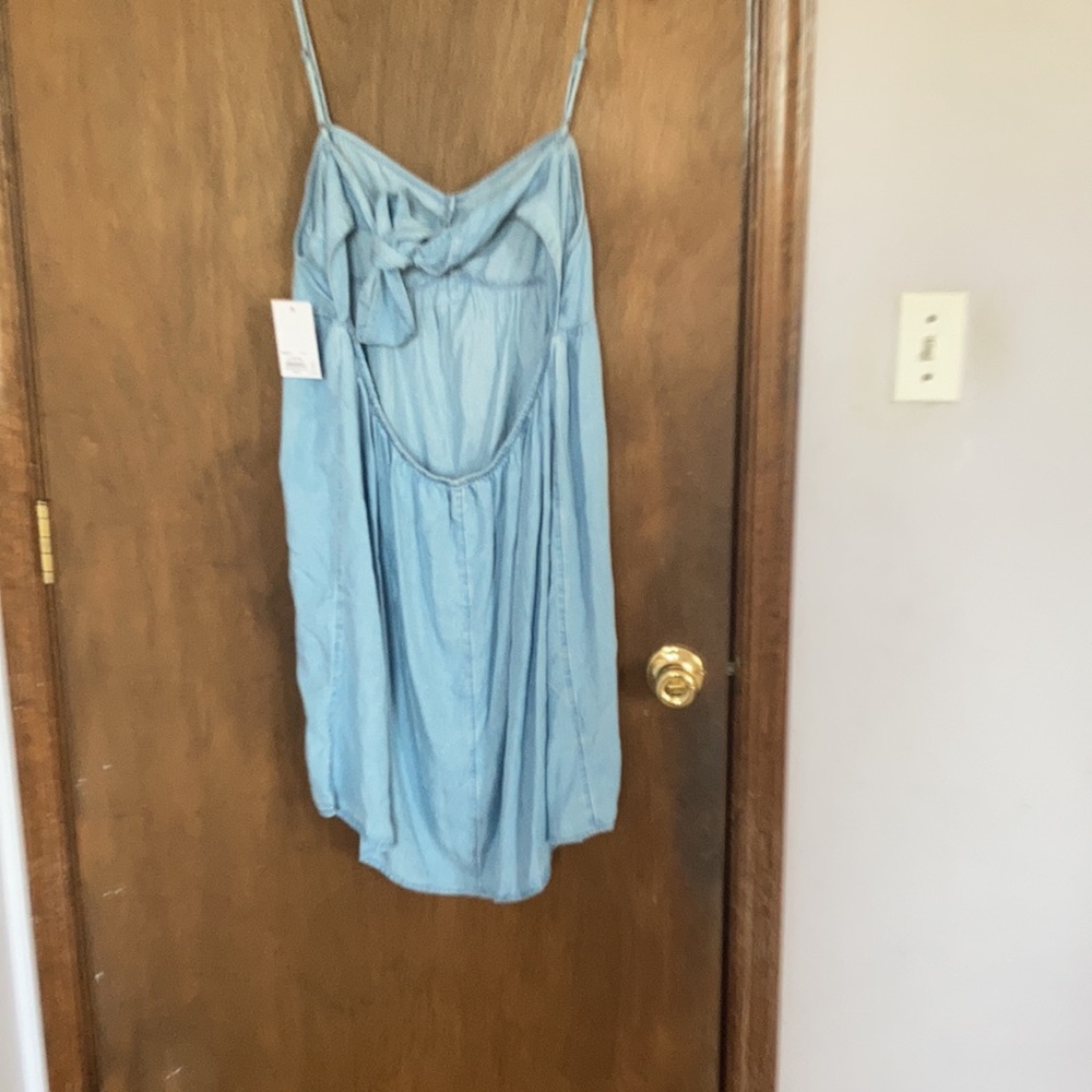 So dress cinch front babydoll mini dress lyocell boho casual XXL - Picture 12 of 15
